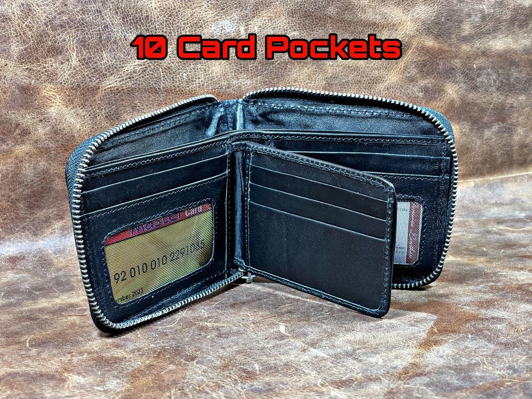 Men's Leather Bi-Fold Wallet - 1 Pc, Pocket Friendly & Stylish