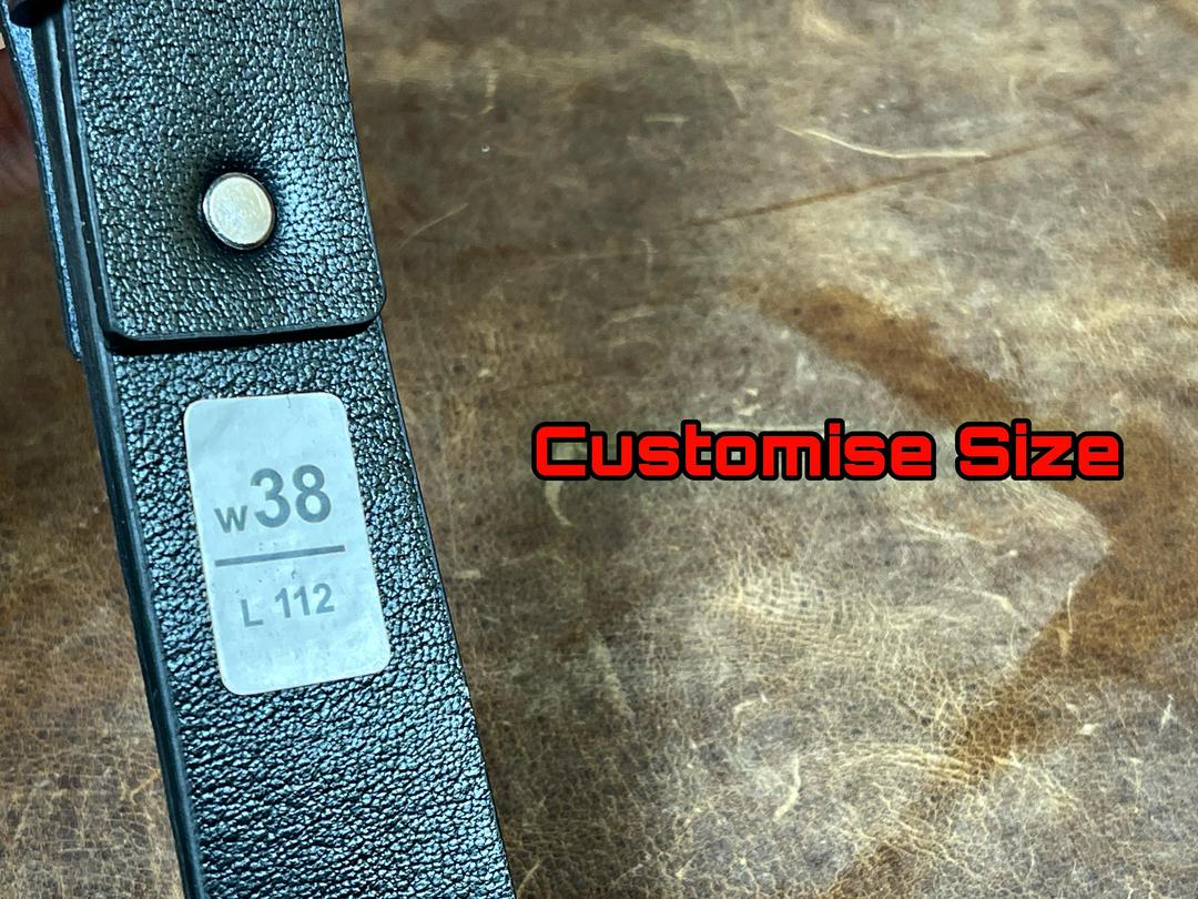 Men's Leather Belt Black
