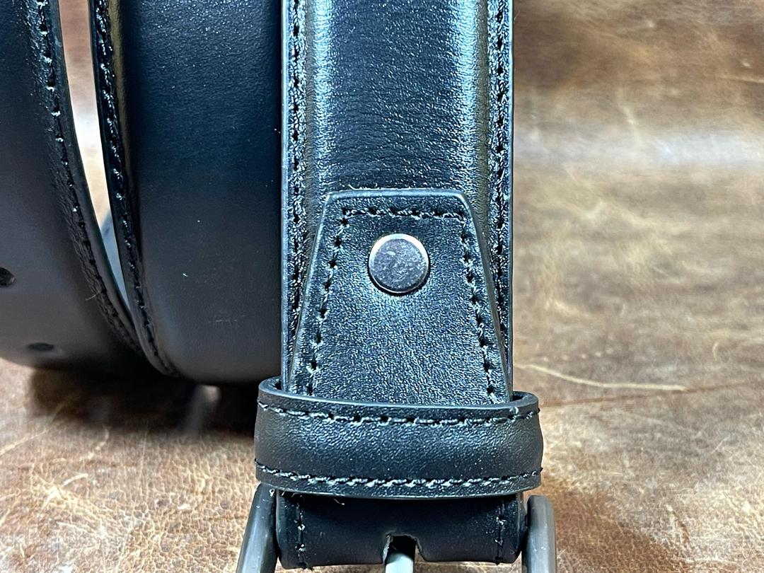 Metal Buckle Men's Leather Belt