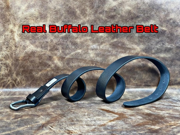 Men's Leather Belt Black
