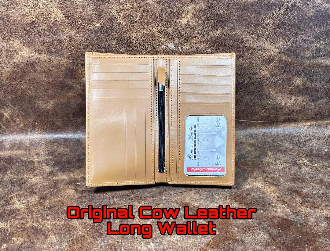 Men's Leather Bi-Fold Wallet - Stylish & Slim Design (1 Pc)