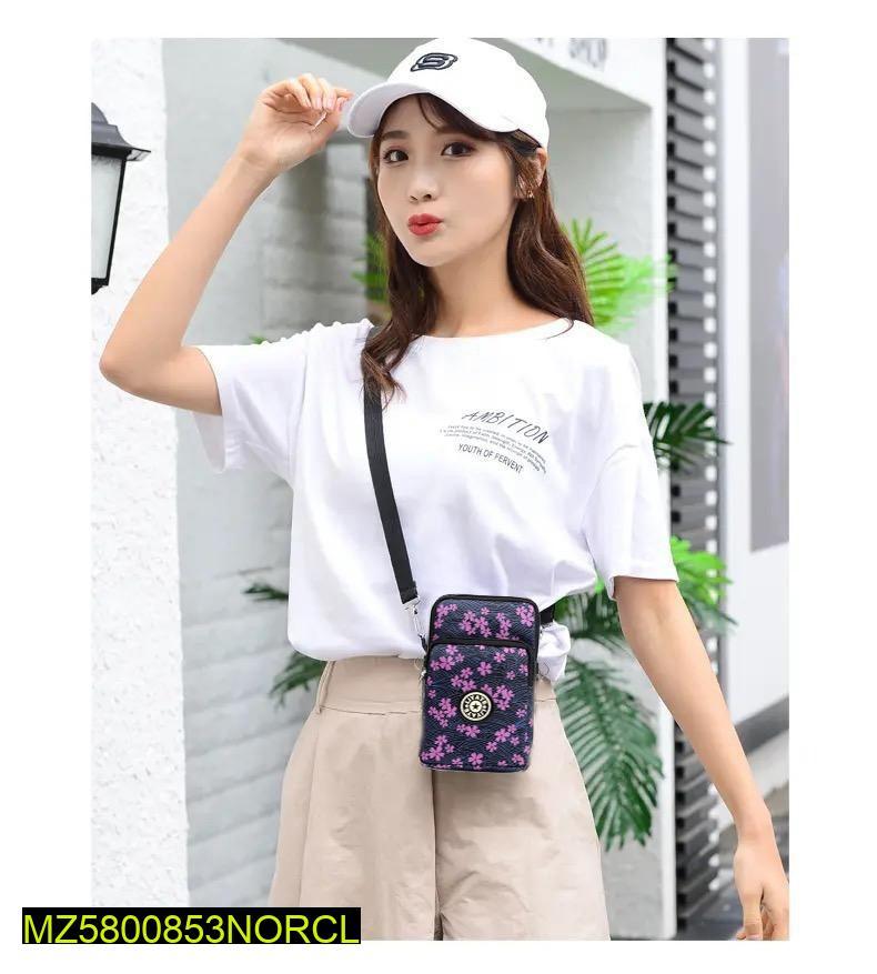 Women's Nylon Printed Shoulder Bag