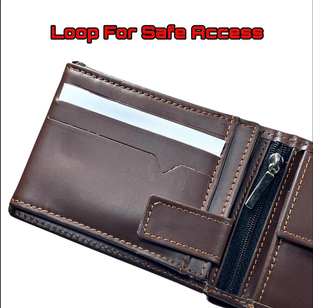 Unisex Leather Bi-Fold Wallet - 1 Pc Stylish, Slim & Pocket-Friendly