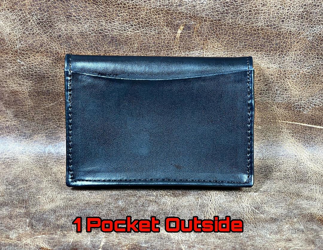 Unisex Leather Wallet with 6 Card Pockets