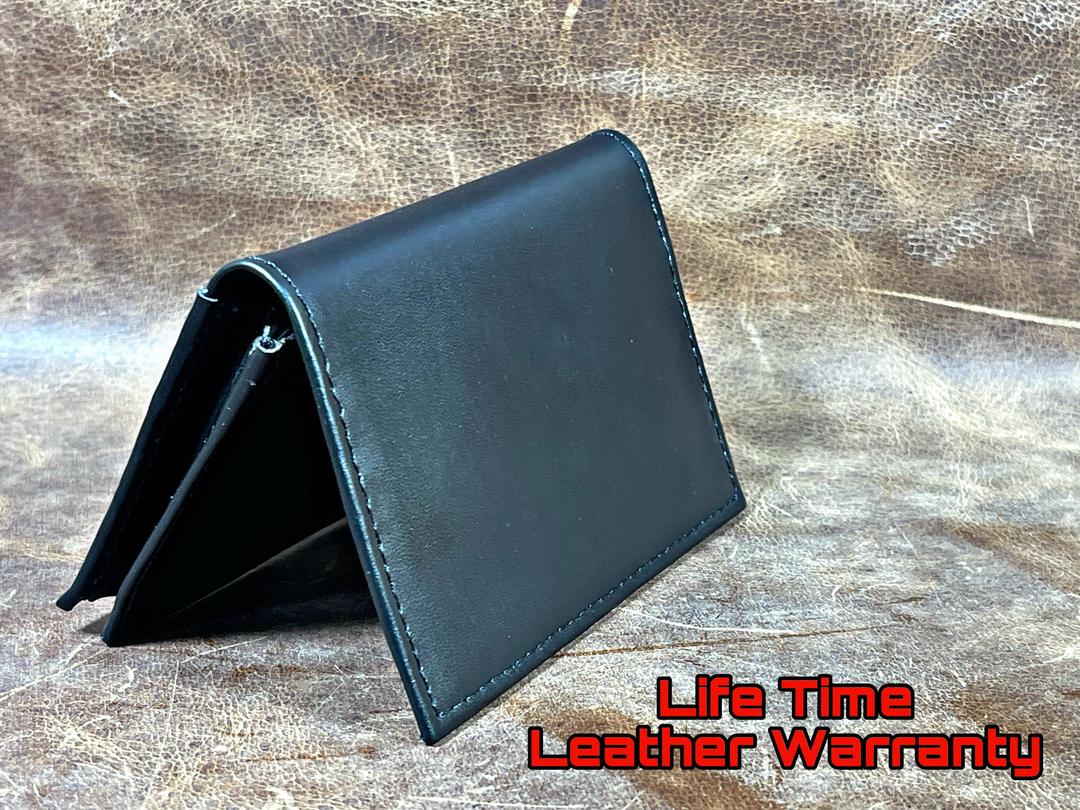 Unisex Leather Wallet with 6 Card Pockets