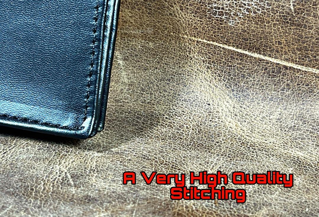 Unisex Leather Wallet with 6 Card Pockets
