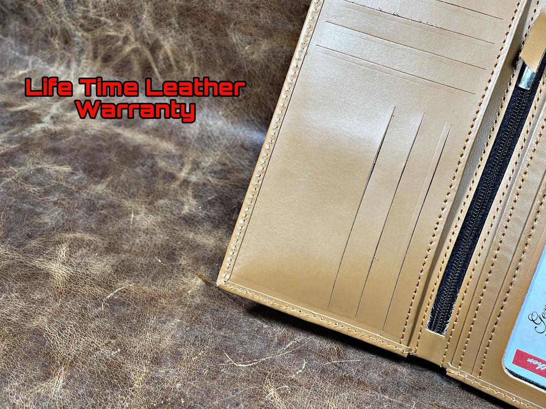 Men's Leather Bi-Fold Wallet - Stylish & Slim Design (1 Pc)